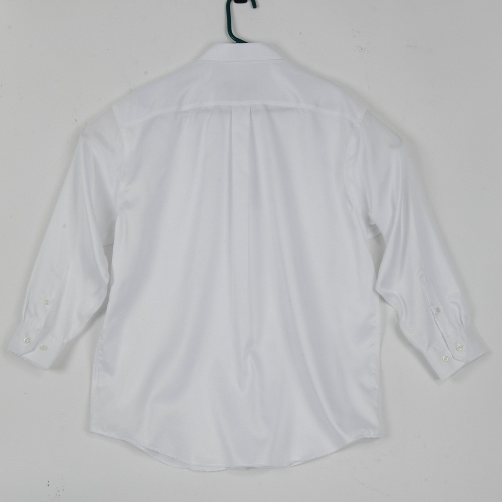 Jos A Bank Reserve Large Custom White 100% Egyptian Cotton Dress Shirt 17 32 - Picture 4 of 16